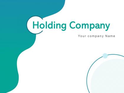 Holding Company Business Objectives Including Investment Strategies