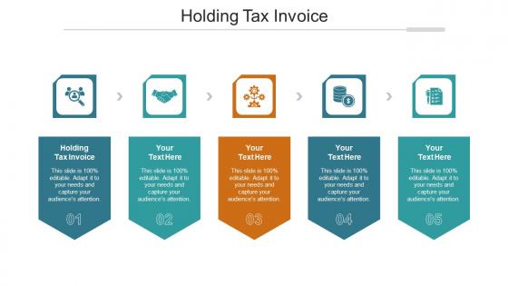 Holding Tax Invoice Ppt Powerpoint Presentation Inspiration Slideshow Cpb