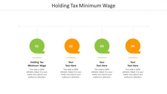 Holding tax minimum wage ppt powerpoint presentation file show cpb