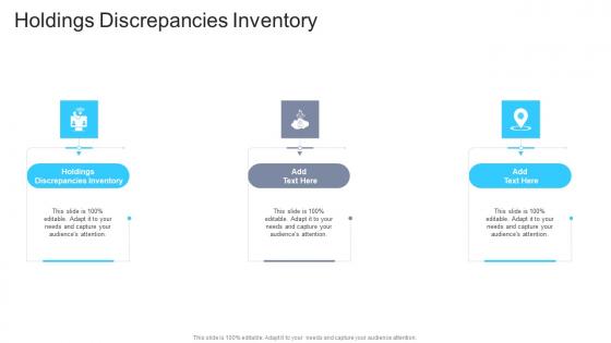 Holdings Discrepancies Inventory In Powerpoint And Google Slides Cpb