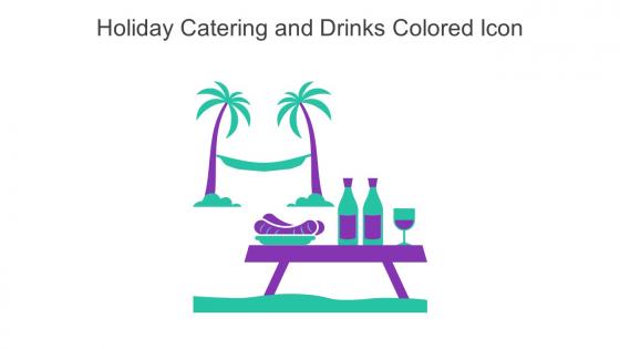 Holiday Catering And Drinks Colored Icon In Powerpoint Pptx Png And Editable Eps Format