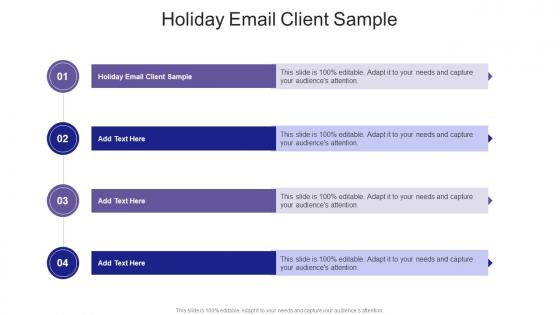 Holiday Email Client Sample In Powerpoint And Google Slides Cpb