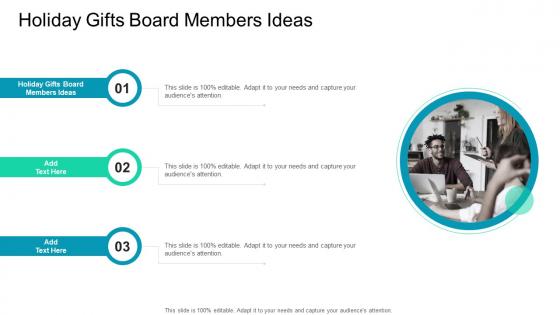 Holiday Gifts Board Members Ideas In Powerpoint And Google Slides Cpb