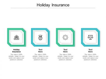 Holiday insurance ppt powerpoint presentation infographics sample cpb