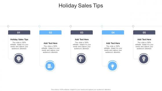 Holiday Sales Tips In Powerpoint And Google Slides Cpb