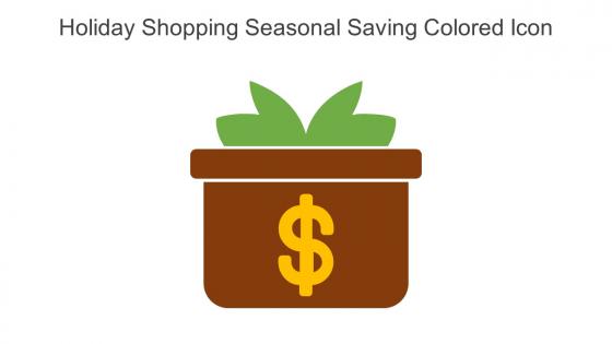 Holiday Shopping Seasonal Saving Colored Icon In Powerpoint Pptx Png And Editable Eps Format