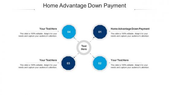 Home advantage down payment ppt powerpoint presentation outline clipart images cpb