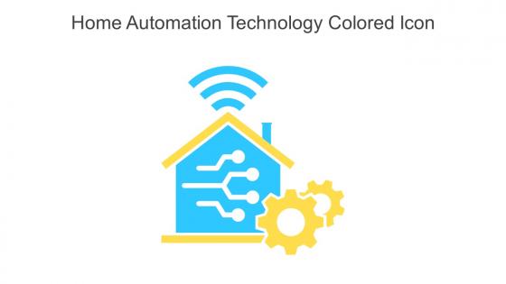 Home Automation Technology Colored Icon In Powerpoint Pptx Png And Editable Eps Format