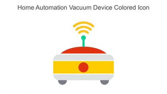 Home Automation Vacuum Device Colored Icon In Powerpoint Pptx Png And Editable Eps Format