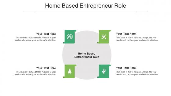 Home based entrepreneur role ppt powerpoint presentation model master slide cpb