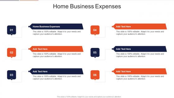 Home Business Expenses In Powerpoint And Google Slides Cpb