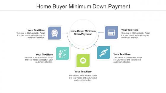 Home buyer minimum down payment ppt powerpoint presentation pictures format ideas cpb