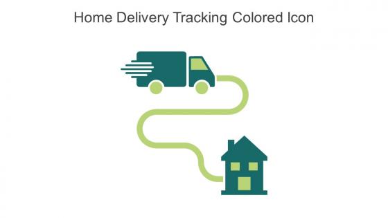 Home Delivery Tracking Colored Icon In Powerpoint Pptx Png And Editable Eps Format