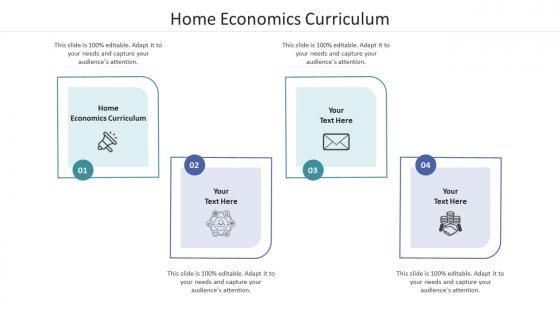 Home economics curriculum ppt powerpoint presentation infographic template aids cpb