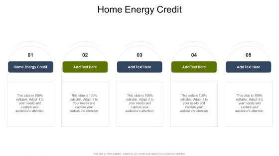 Home Energy Credit In Powerpoint And Google Slides Cpb