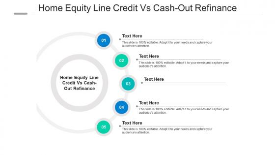 Home equity line credit vs cash-out refinance ppt powerpoint presentation infographics graphics cpb