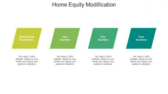 Home equity modification ppt powerpoint presentation portfolio model cpb