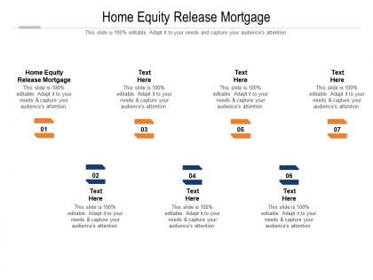 Home equity release mortgage ppt powerpoint presentation professional portrait cpb