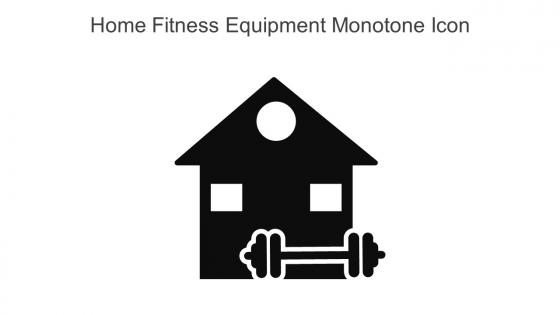 Home Fitness Equipment Monotone Icon In Powerpoint Pptx Png And Editable Eps Format