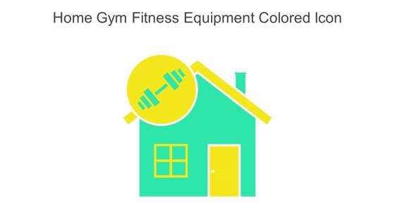 Home Gym Fitness Equipment Colored Icon In Powerpoint Pptx Png And Editable Eps Format