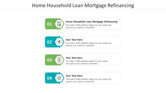 Home household loan mortgage refinancing ppt powerpoint presentation portfolio graphics cpb
