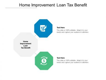 Home improvement loan tax benefit ppt powerpoint presentation ideas format cpb
