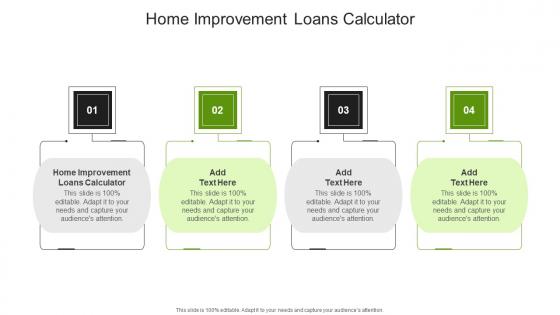 Home Improvement Loans Calculator In Powerpoint And Google Slides Cpb