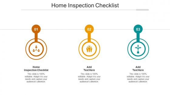 Home Inspection Checklist Ppt Powerpoint Presentation Pictures Rules Cpb