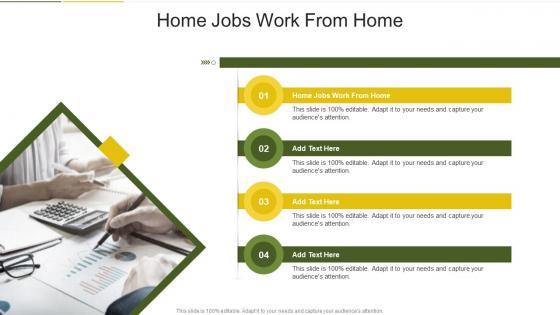 Home Jobs Work From Home In Powerpoint And Google Slides Cpb