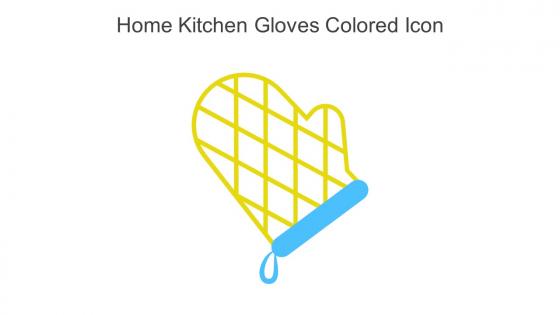 Home Kitchen Gloves Colored Icon In Powerpoint Pptx Png And Editable Eps Format