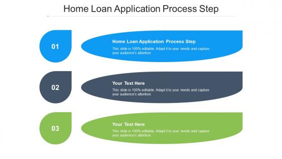Home Loan Application Process Step Ppt Powerpoint Presentation Rules Cpb