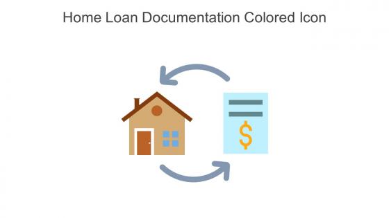 Home Loan Documentation Colored Icon In Powerpoint Pptx Png And Editable Eps Format