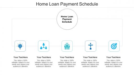Home loan payment schedule ppt powerpoint presentation professional show cpb