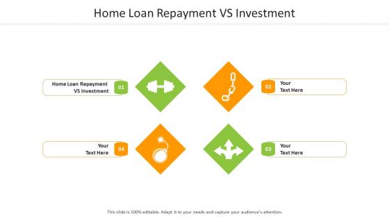 Home loan repayment vs investment ppt powerpoint presentation summary structure cpb