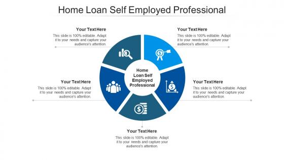 Home loan self employed professional ppt powerpoint presentation outline layout cpb