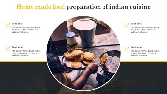 Home Made Food Preparation Of Indian Cuisine