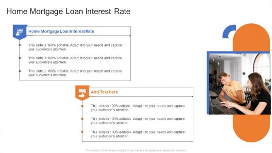 Home Mortgage Loan Interest Rate In Powerpoint And Google Slides Cpb