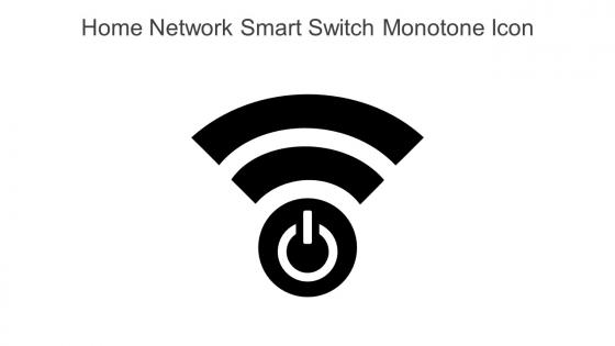 Home Network Smart Switch Monotone Icon In Powerpoint Pptx Png And Editable Eps Format