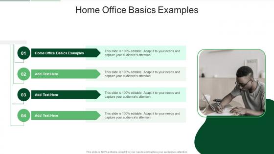 Home Office Basics Examples In Powerpoint And Google Slides Cpb