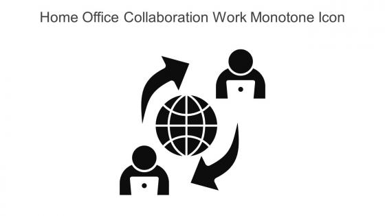 Home Office Collaboration Work Monotone Icon In Powerpoint Pptx Png And Editable Eps Format
