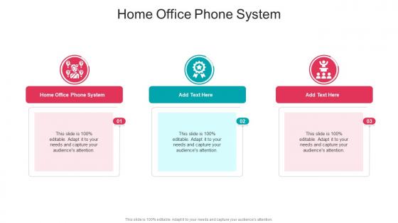 Home Office Phone System In Powerpoint And Google Slides Cpb