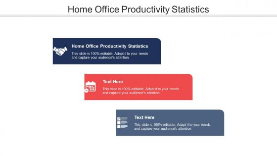 Home office productivity statistics ppt powerpoint presentation styles brochure cpb