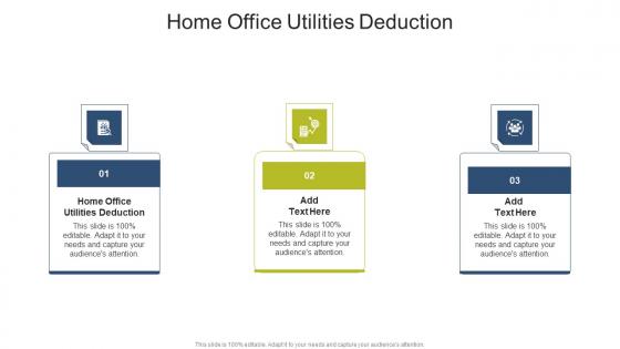 Home Office Utilities Deduction In Powerpoint And Google Slides Cpb