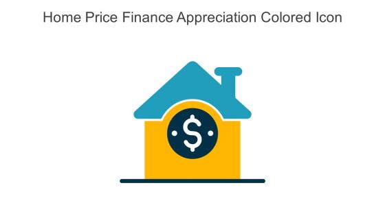 Home Price Finance Appreciation Colored Icon In Powerpoint Pptx Png And Editable Eps Format