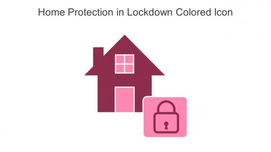 Home Protection In Lockdown Colored Icon In Powerpoint Pptx Png And Editable Eps Format
