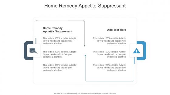 Home Remedy Appetite Suppressant In Powerpoint And Google Slides Cpb