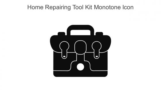 Home Repairing Tool Kit Monotone Icon In Powerpoint Pptx Png And Editable Eps Format