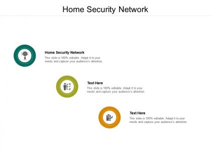 Home security network ppt powerpoint presentation styles example topics cpb