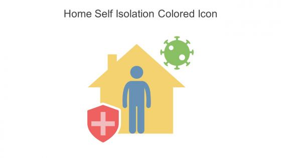 Home Self Isolation Colored Icon In Powerpoint Pptx Png And Editable Eps Format