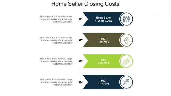 Home seller closing costs ppt powerpoint presentation styles influencers cpb